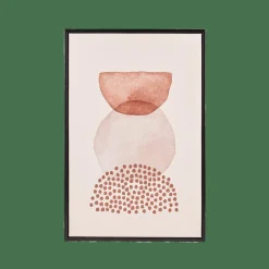 ABSTRACT Décoration Murale Noir, Blanc, Brun