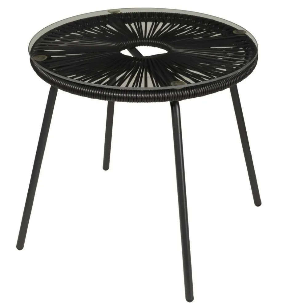 ACAPULCO Salon De Jardin Noir