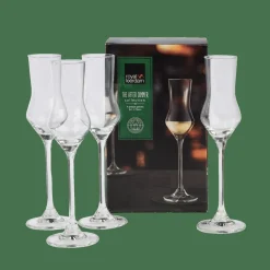 AFTER DINNER Verres à Grappa Set De 4 Transparent