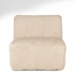 AGNES Plaid Blanc Cassé