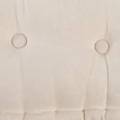 ALDA Coussin Matelas Blanc Cassé