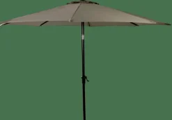 ALU Parasol Sans Pied De Parasol Taupe