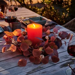 AUTUMN Couronne Déco Orange