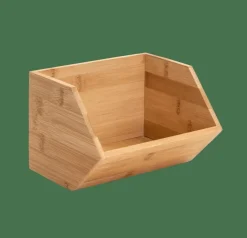 BAMBOO Organisateur Empilable Naturel