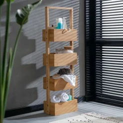 BAMBOO Étagère De Rangement XL Naturel
