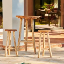 BATANG Tabouret De Bar Naturel