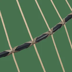 BAZAI Chaise Suspendue Avec Support Noir