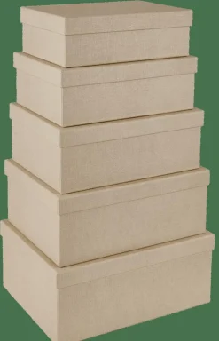 BIGSO Boîte De Rangement L Naturel