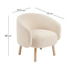 BOLI Fauteuil Largeur : 67,5 Cm