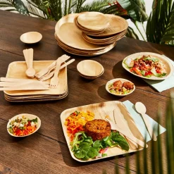 BRAID Rond De Serviette Set De 2 Naturel