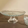 DAHLITA Plat à Gâteau Transparent