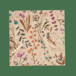 ECO DRIED FLOWER Set De 20 Serviettes Multicolore