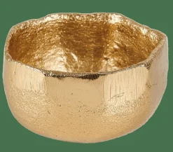 ERBA Support Bougie Chauffe-plat Doré