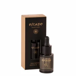 ESCAPE BLACK OUDH Bougies Chauffe-plat Parfumées Set De 9 Noir