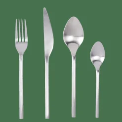 ETNA SATIN Couverts 16 Pièces Argent