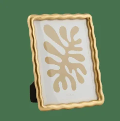 FLOWY Cadre Photo Doré