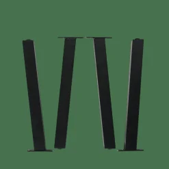 FORMAX Table De Jardin Avec Pieds Noir