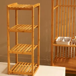 HELGE Étagère 3 Tiroirs Naturel