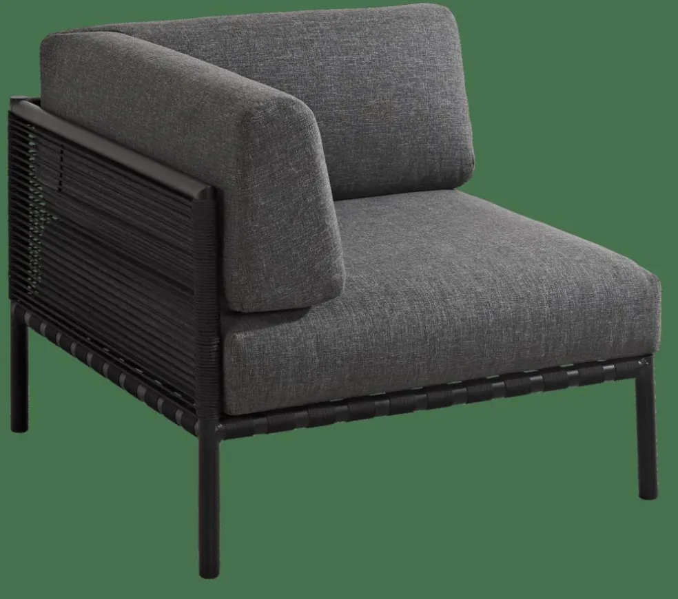 JUMBO Fauteuil De Coin Noir