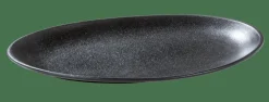 MAGMA Assiette Ovale Noir