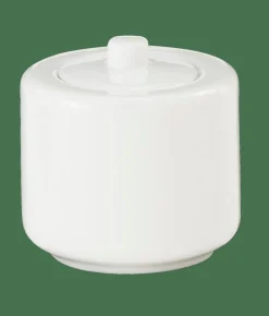 MOON Sucrier Avec Couvercle Blanc