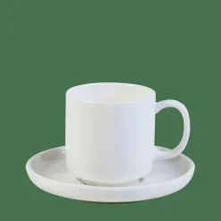 MOON Tasse Et Soucoupe Expresso 9 CL Blanc