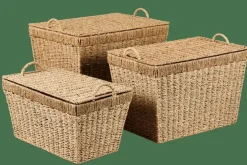 MYKONOS Coffre De Rangement L Naturel