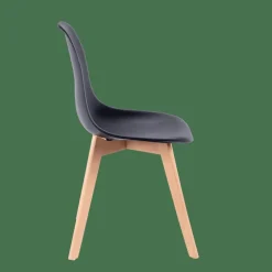 NEW MATS Chaise De Salle à Manger Noir