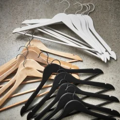 NEW WOOD Cintres Set De 5 Blanc