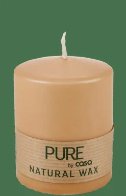 PURE Bougie Cylindrique Beige