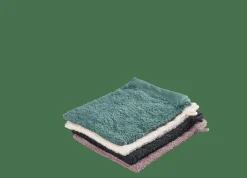 RECYCLE Gants De Toilette Set De 2 Aqua