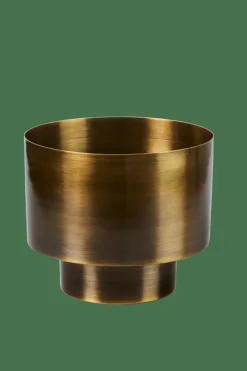 SATURN Pot De Fleurs Bronze