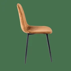 SILKE Chaise De Salle à Manger Caramel