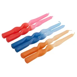 SPIRAL Bougie Dîner Bleu