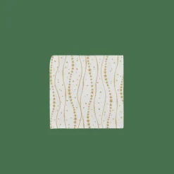 STARS Set De 20 Serviettes Doré