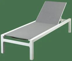 SYDNEY Chaise Longue Blanc
