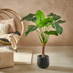 TARO Plante Artificielle Arum Vert