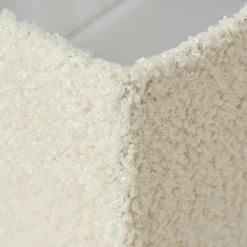 TEDDY Panier Pliable Blanc Cassé