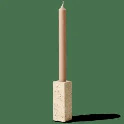 TRAVERTIN Bougeoir Naturel