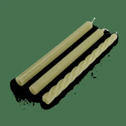TRIO Set De 3 Bougies Vert