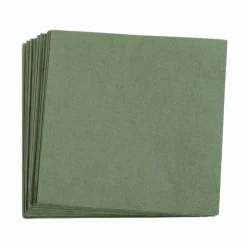 UNI Set De 20 Serviettes Vert