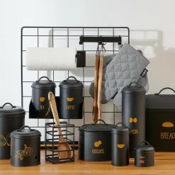 VIRA Boîte De Conservation Noir