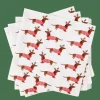 X-MAS DOG Set De 20 Serviettes Multicolore